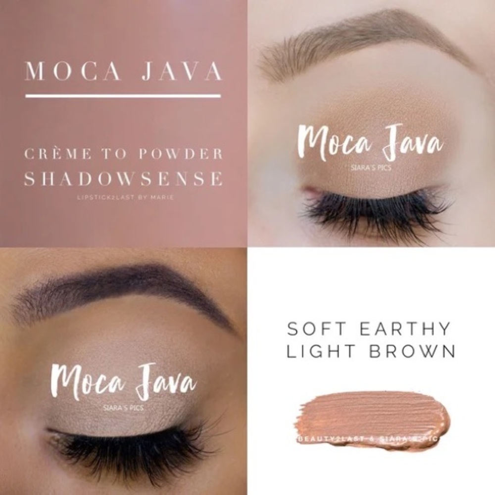 Everyday wear, light brown liquid eyeshadow